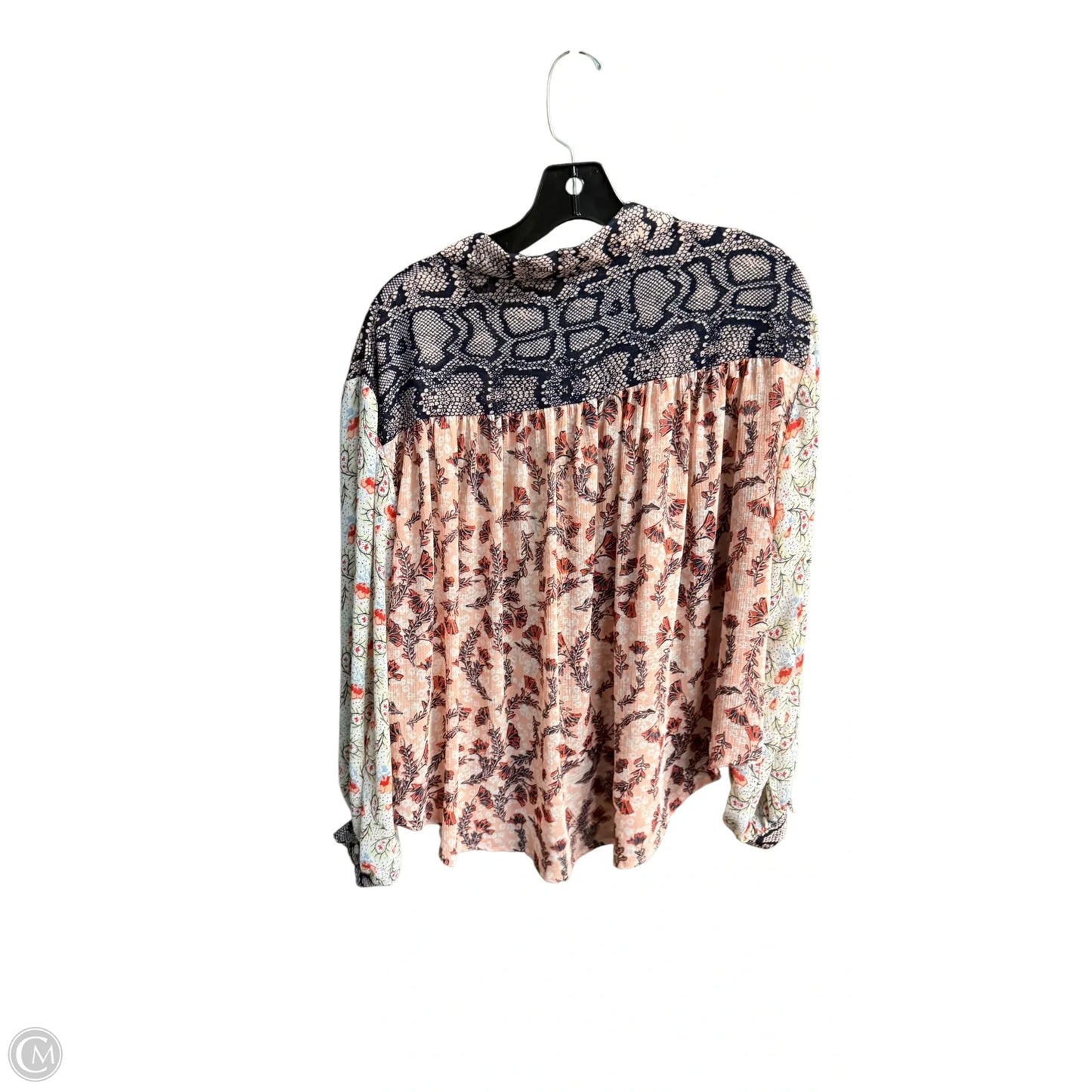 Top Long Sleeve By Free People In Multi-colored, Size: S
