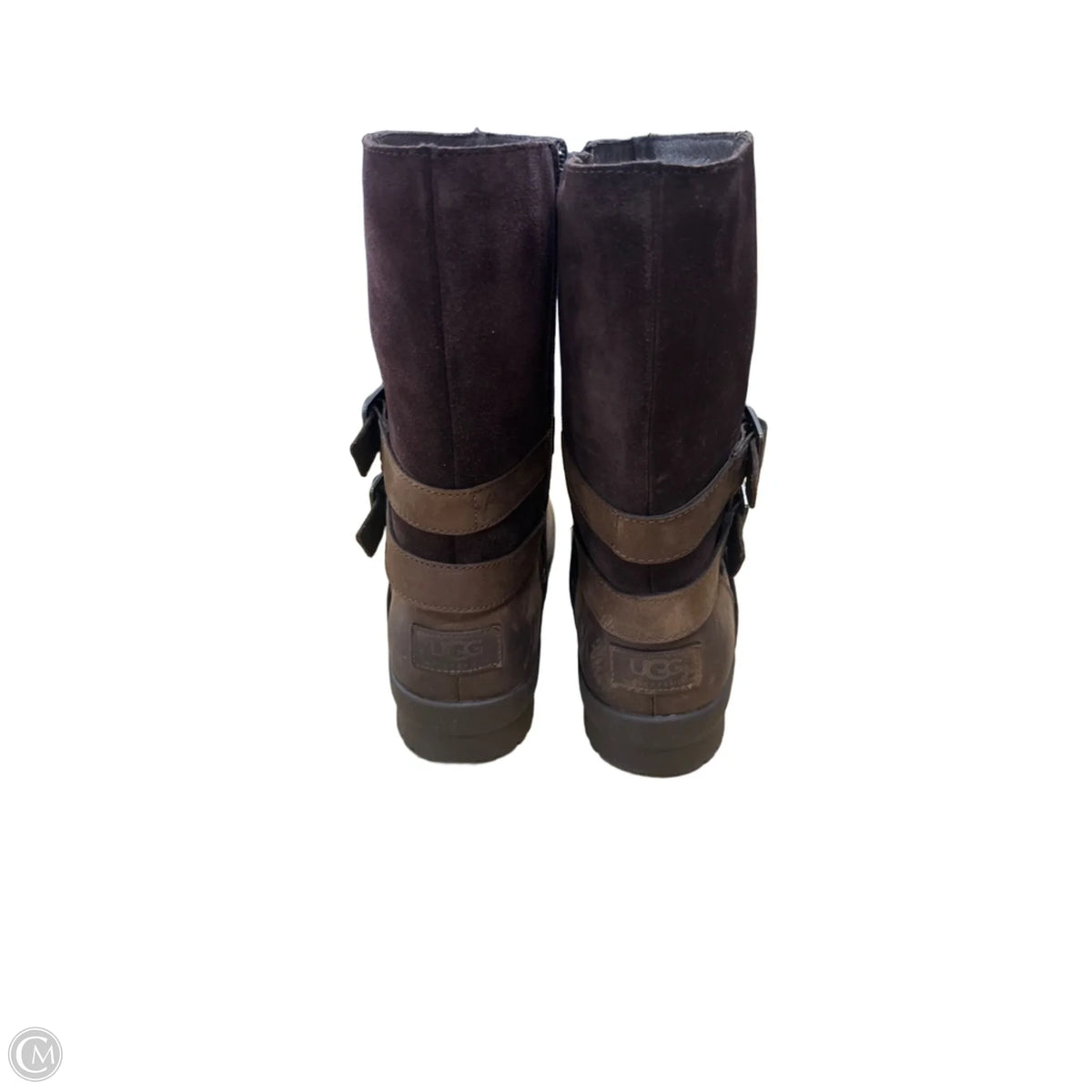 Boots Designer By Ugg In Brown, Size: 8.5