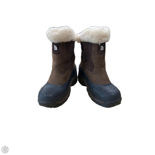 Boots Ankle Flats By The North Face In Black & Brown, Size: 7