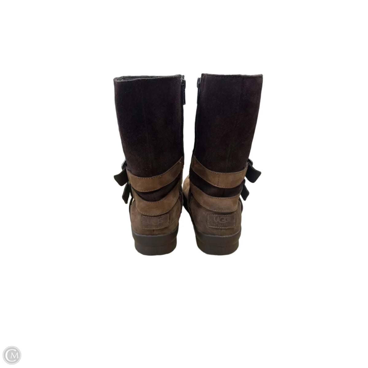 Boots Designer By Ugg In Brown, Size: 7