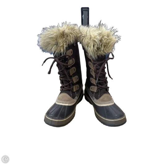 Boots Snow By Sorel In Brown & Cream, Size: 9