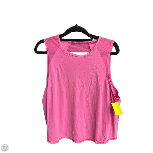 Athletic Tank Top By Lululemon In Pink, Size: M
