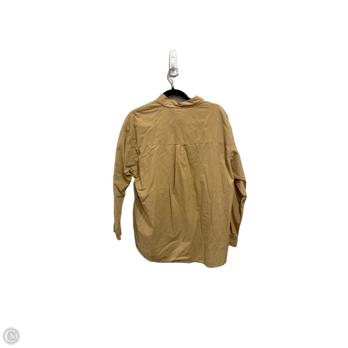 Top Long Sleeve By Universal Thread In Tan, Size: L