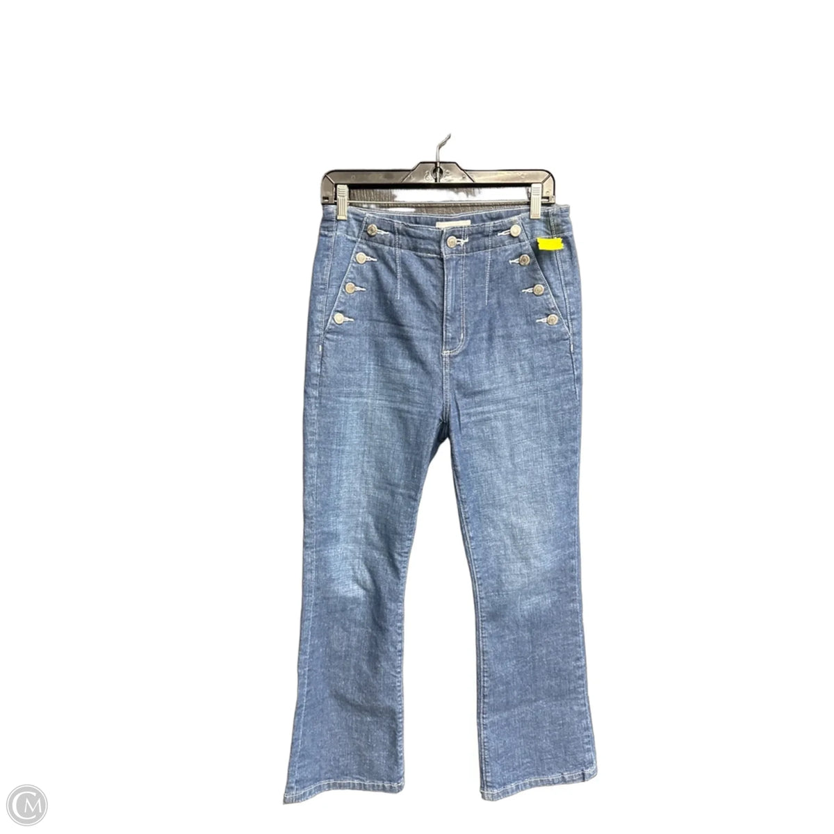 Jeans Boot Cut By Loft In Blue Denim, Size: 6