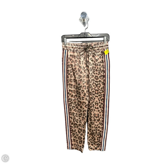 Pants Designer By Mother In Leopard Print, Size: 4