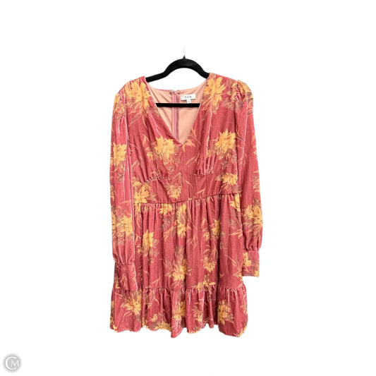 Dress Casual Midi By Fate In Pink, Size: L