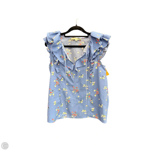 Top Sleeveless By Loft In Blue, Size: Xs
