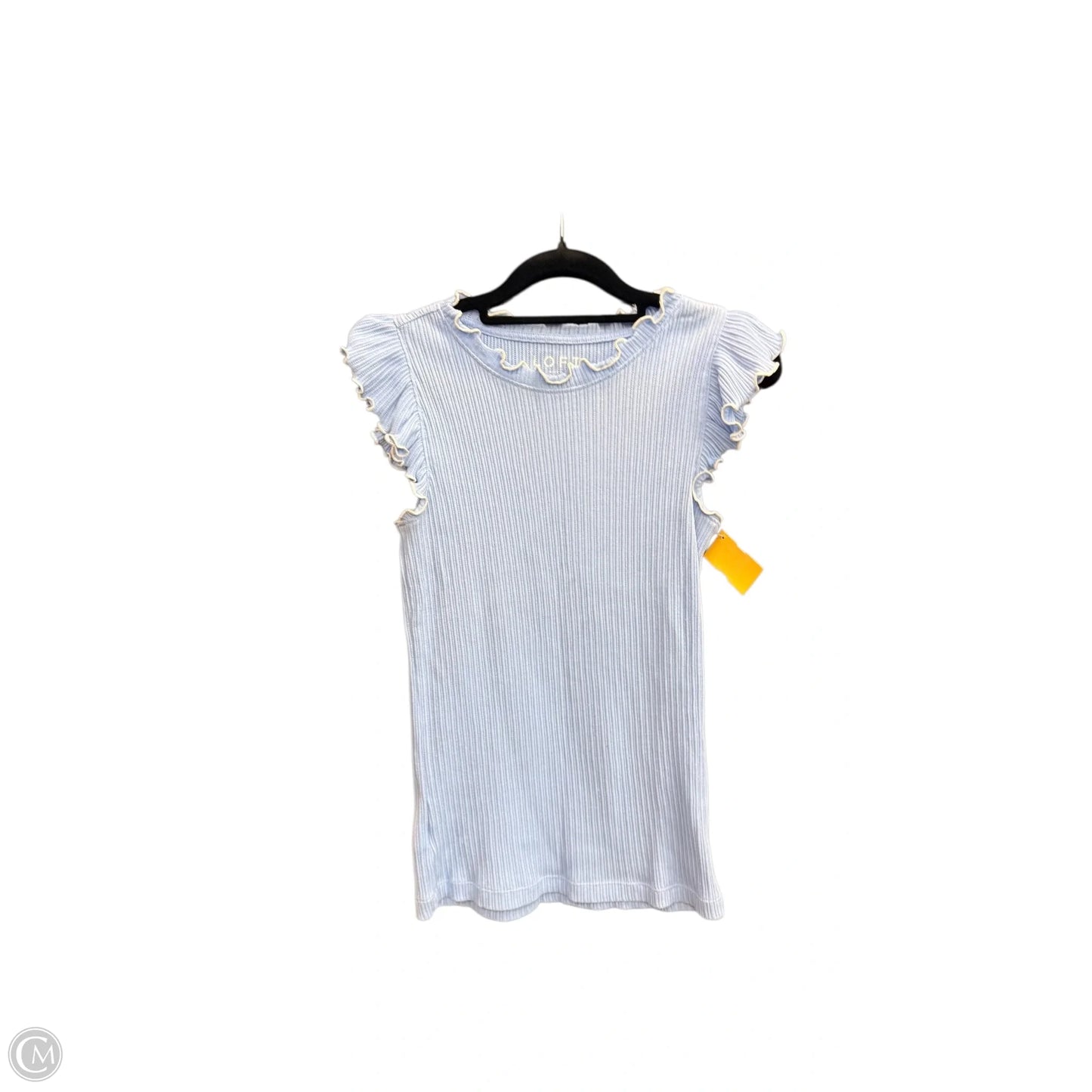 Top Sleeveless By Loft In Blue, Size: S