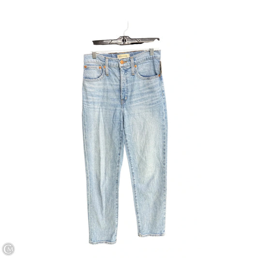 Jeans Straight By Madewell In Blue Denim, Size: 2