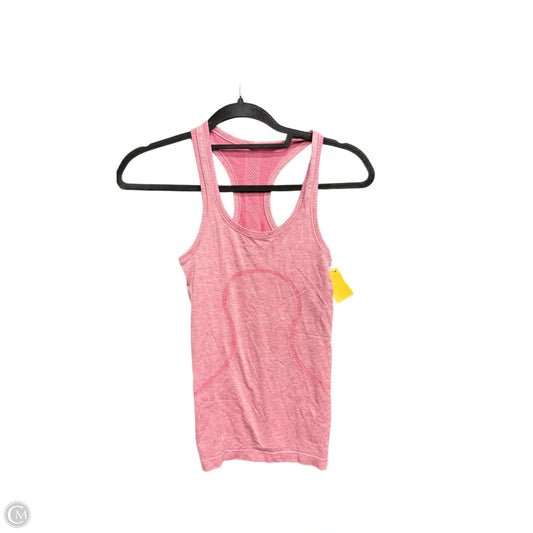 Athletic Tank Top By Lululemon In Pink, Size: S
