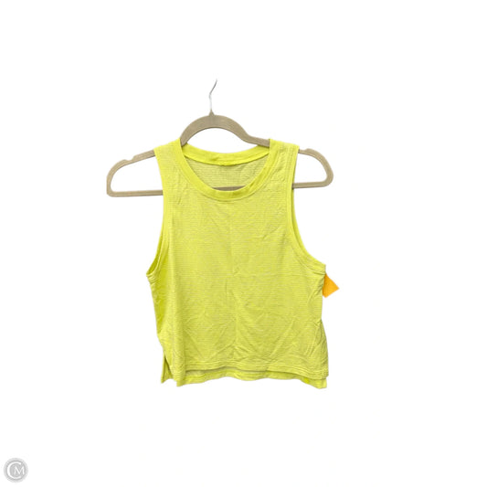 Athletic Tank Top By Lululemon In Green, Size: S