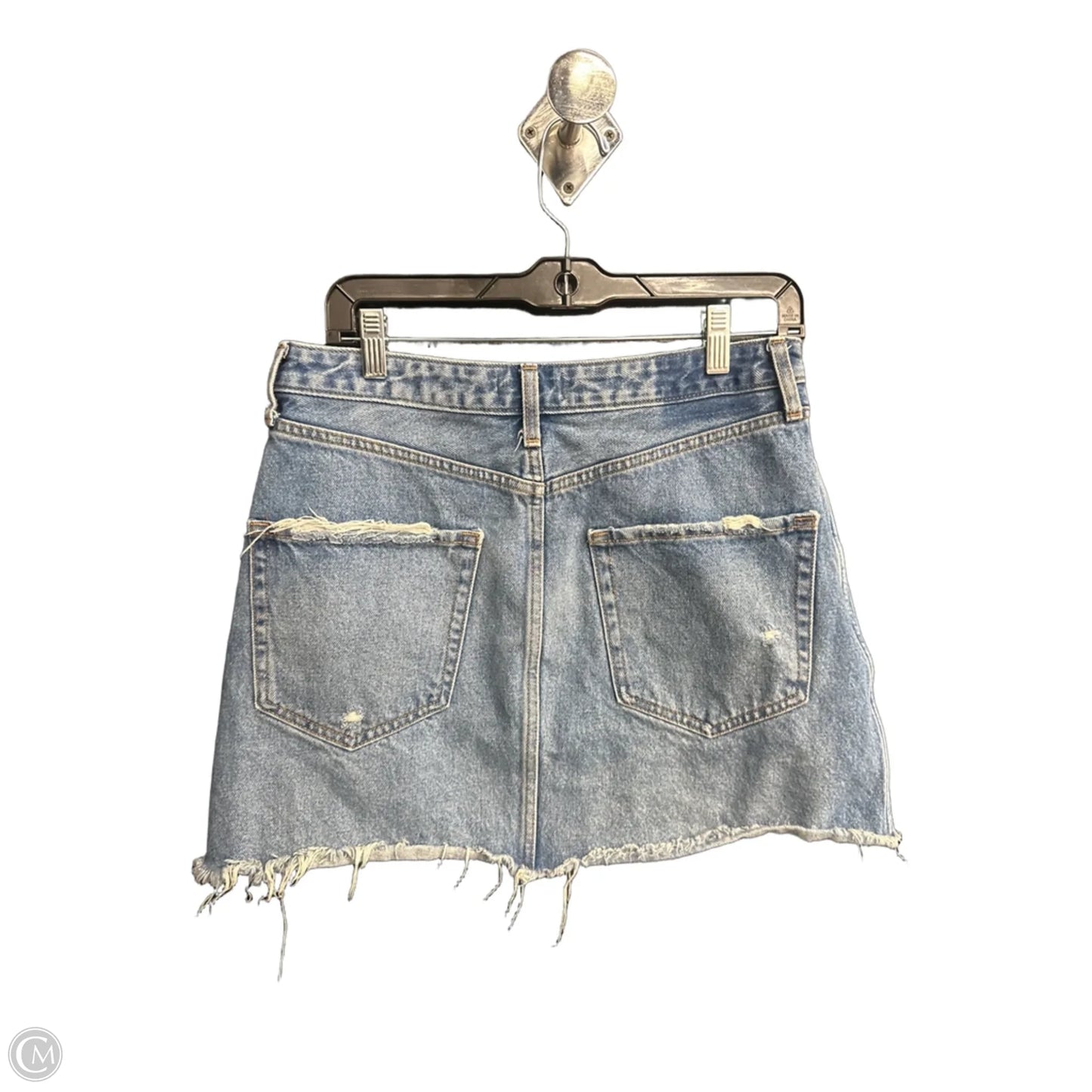 Skirt Mini & Short By Abercrombie And Fitch In Blue Denim, Size: 10