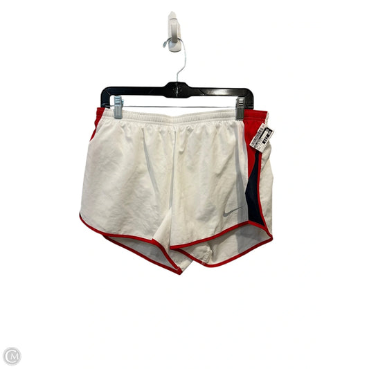 Athletic Shorts By Nike Apparel In Blue & Red & White, Size: L