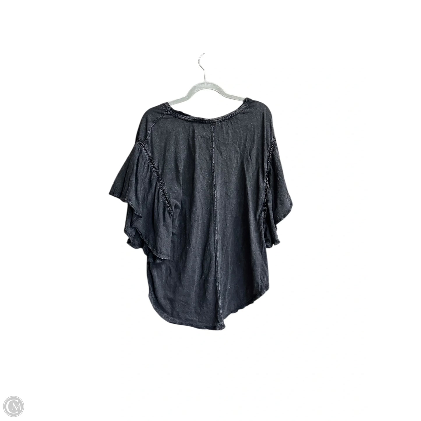 Top Short Sleeve By Pilcro In Black, Size: L
