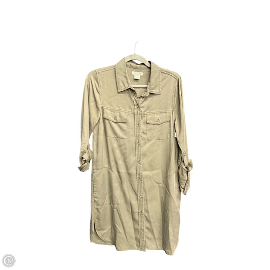 Dress Casual Midi By Lucky Brand In Green, Size: S