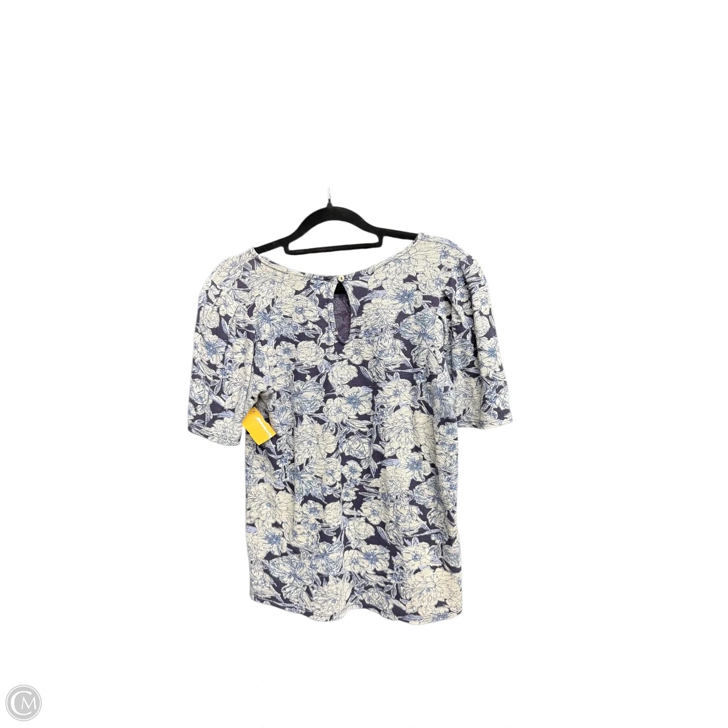 Top Short Sleeve By Lucky Brand In Floral Print, Size: Xs