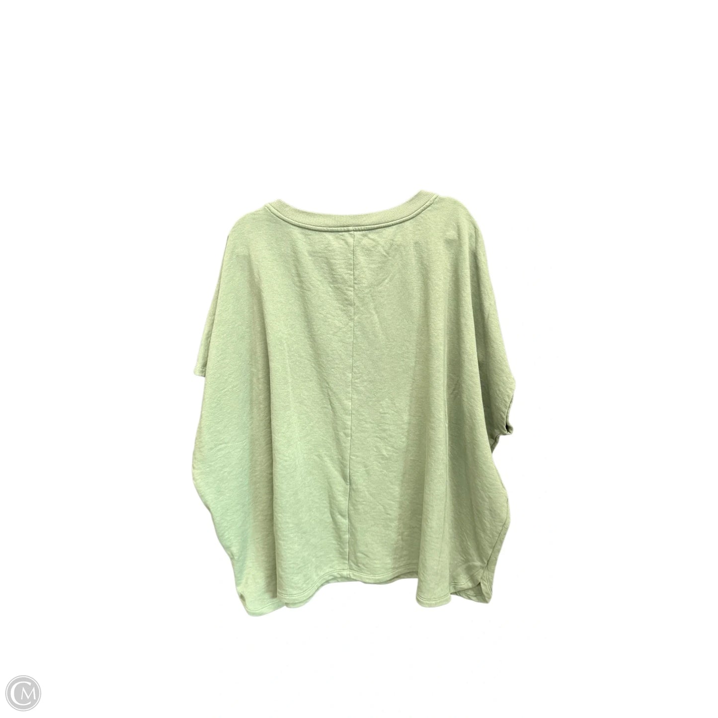 Top Short Sleeve By Livi Active In Green, Size: 2x