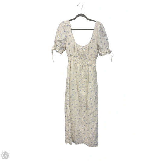 Dress Casual Maxi By Charlie Holiday In Cream, Size: M