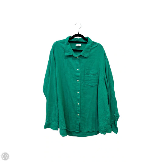 Top Long Sleeve By Gap In Green, Size: 2x
