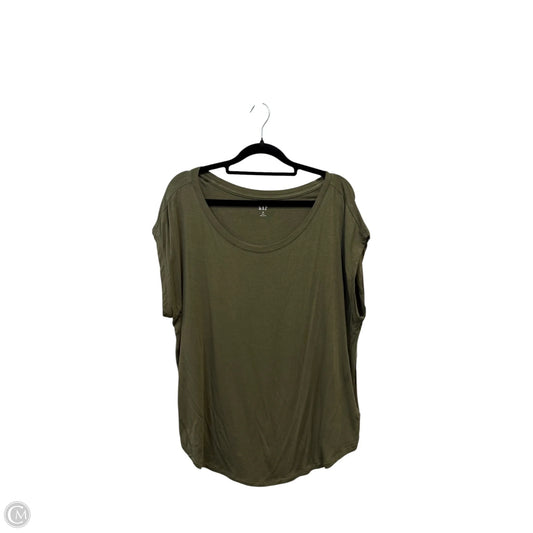Top Short Sleeve By Gap In Green, Size: M