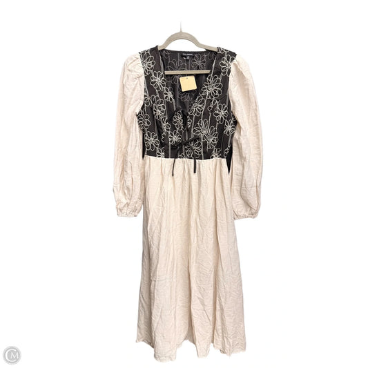 Dress Casual Maxi By Blu Pepper In Black & Cream, Size: M