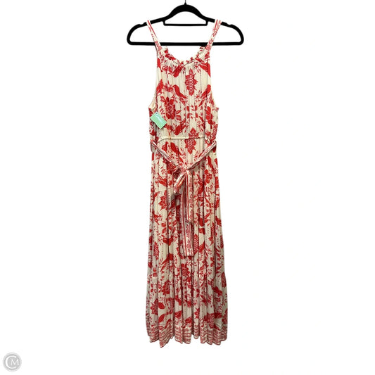 Dress Casual Maxi By Blu Pepper In Red & White, Size: S