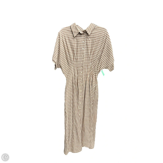 Dress Casual Maxi By By Together In Plaid Pattern, Size: M