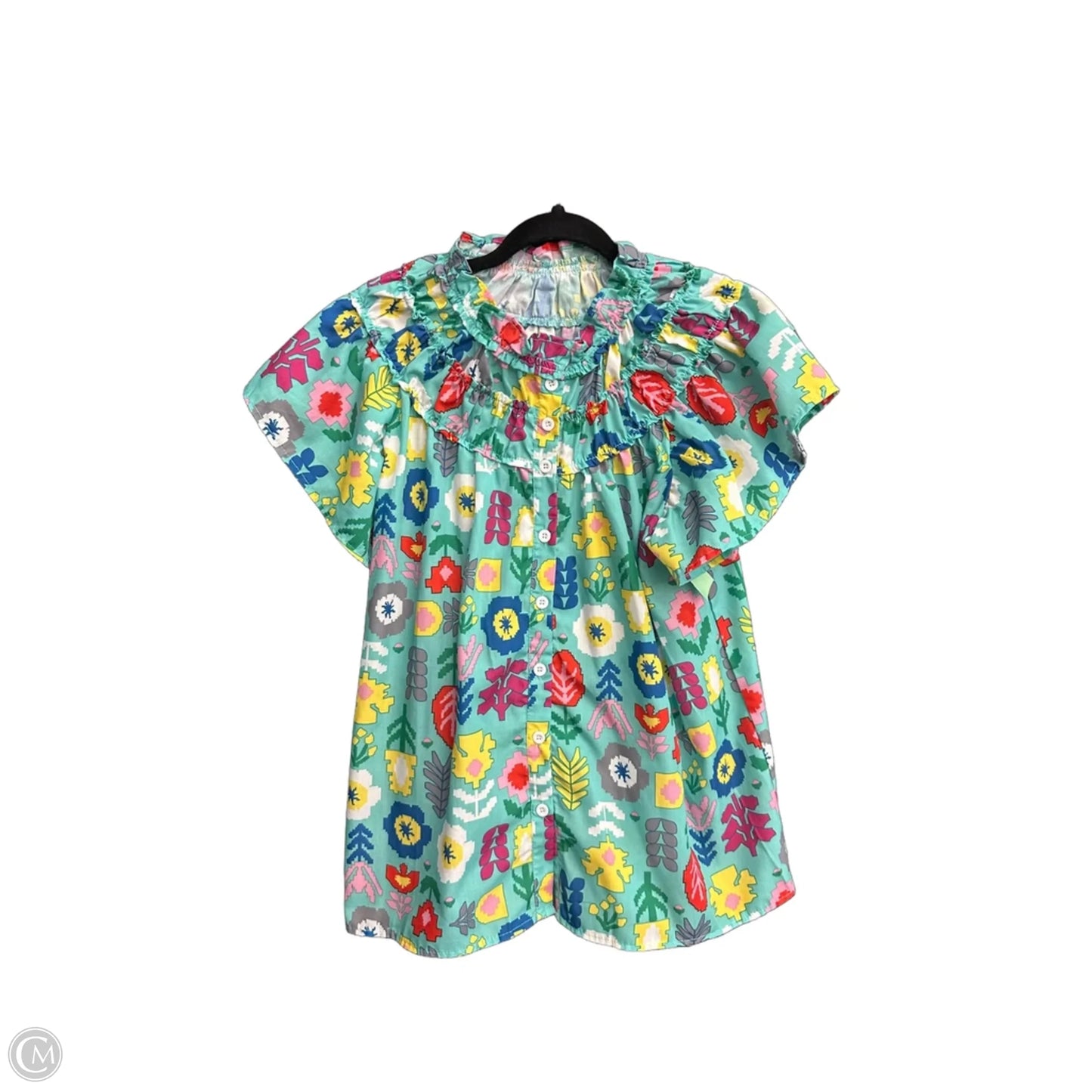 Top Sleeveless By Clothes Mentor In Geometric Pattern, Size: Xl