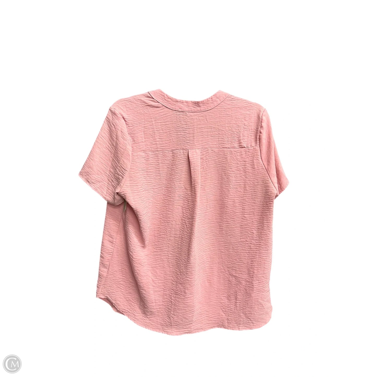 Top Short Sleeve By Entro In Pink, Size: L