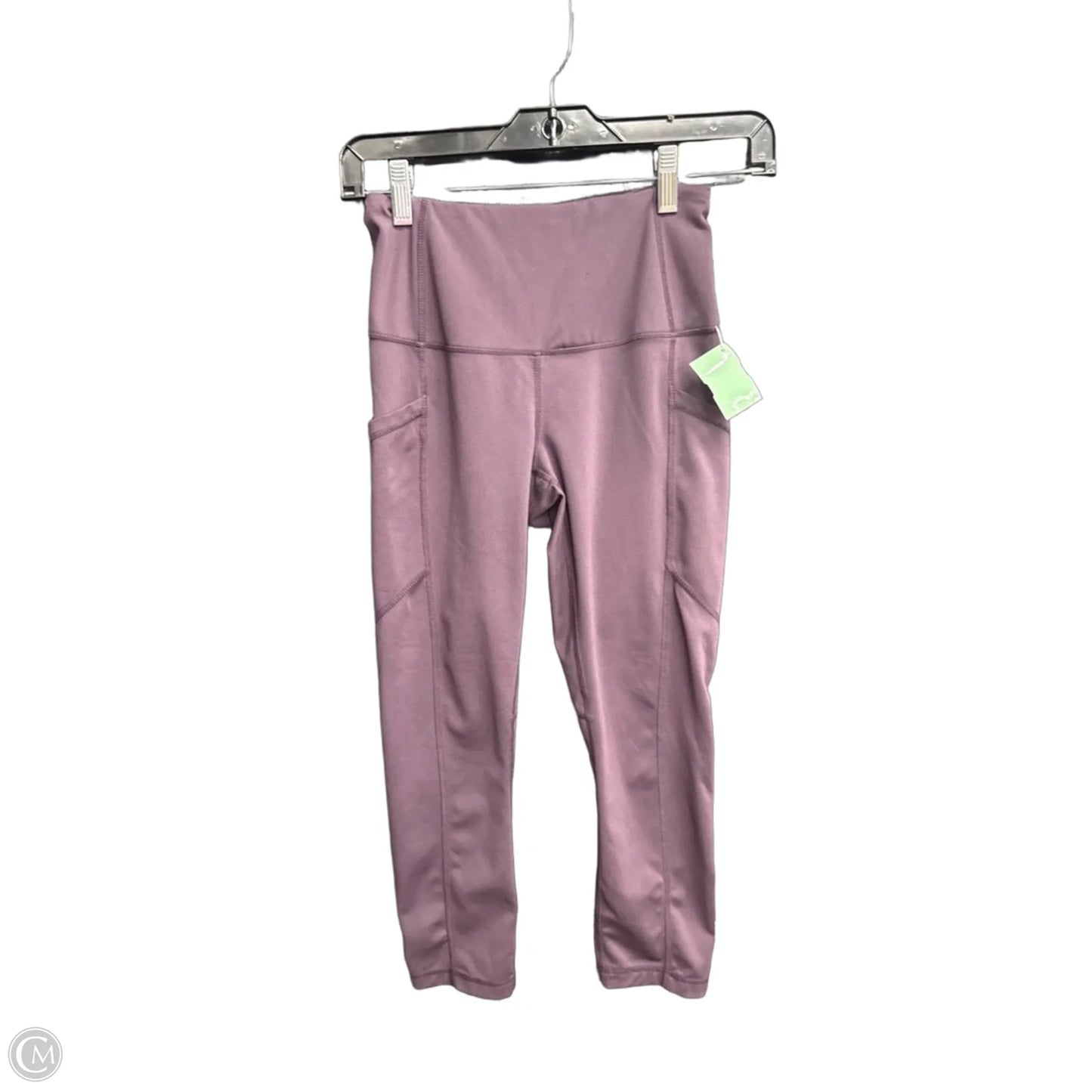 Athletic Leggings By Yogalicious In Purple, Size: Xs