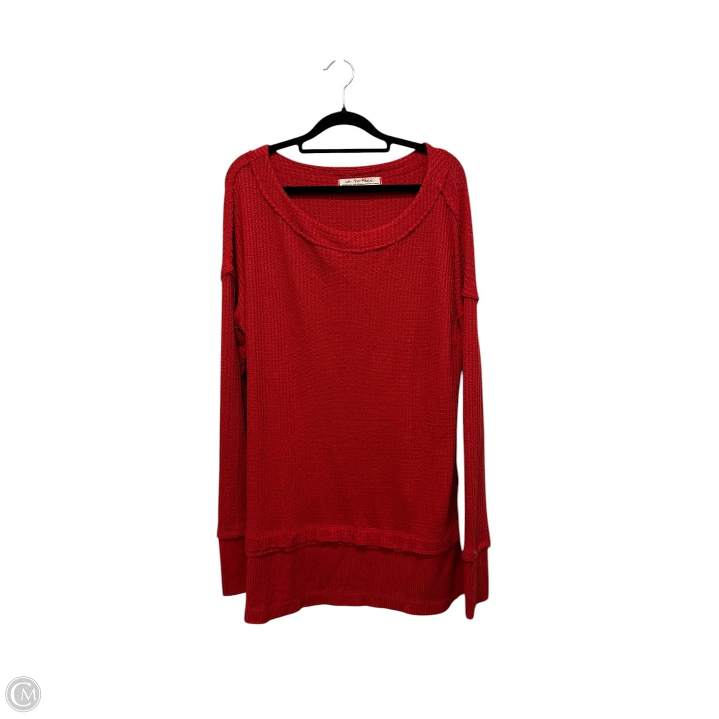 Top Long Sleeve By We The Free In Red, Size: Xs