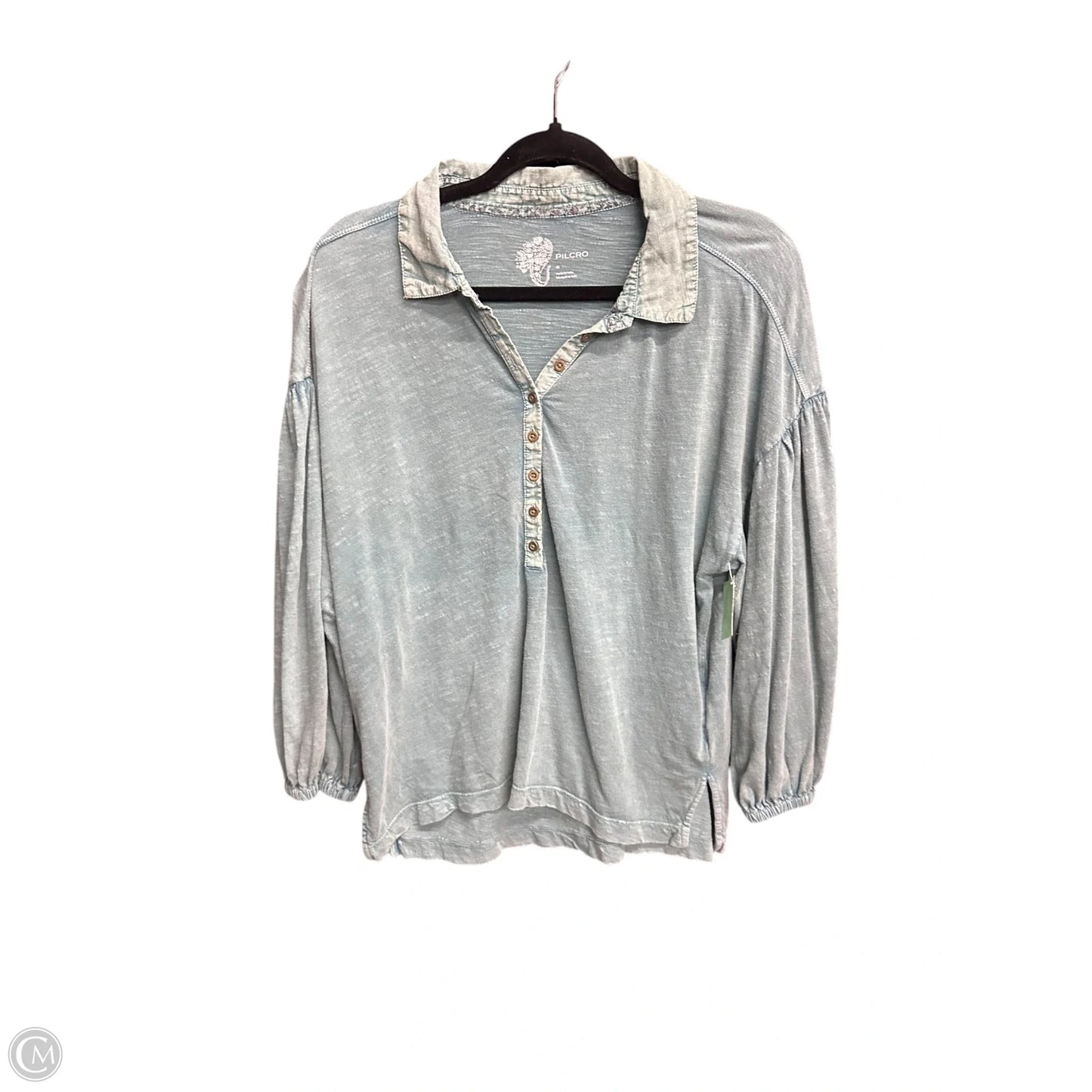 Top 3/4 Sleeve By Pilcro In Green, Size: M