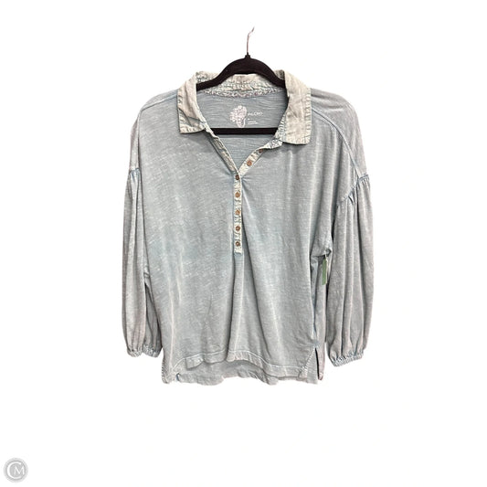 Top 3/4 Sleeve By Pilcro In Green, Size: M