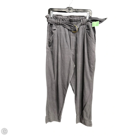 Pants Linen By Anthropologie In Black, Size: 8