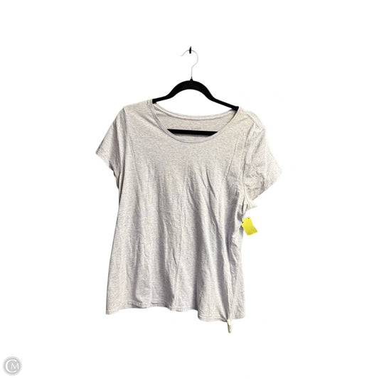 Top Short Sleeve Basic By Pure Jill In Purple, Size: Lp