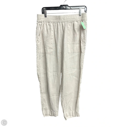 Pants Linen By Sigrid Olsen In Cream, Size: 12