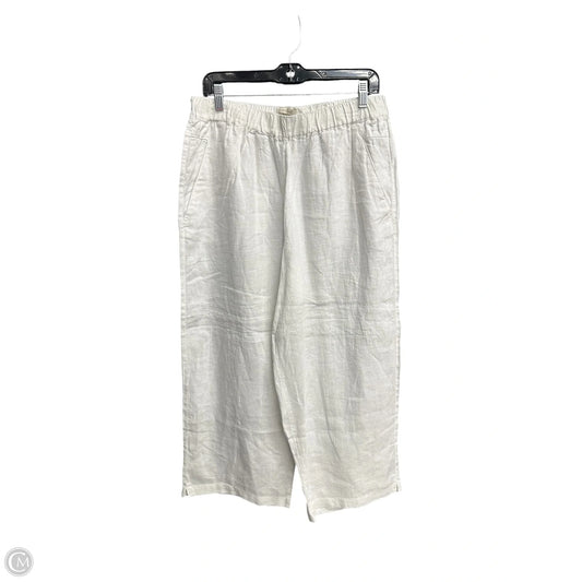 Pants Linen By Cynthia Rowley In White, Size: 12