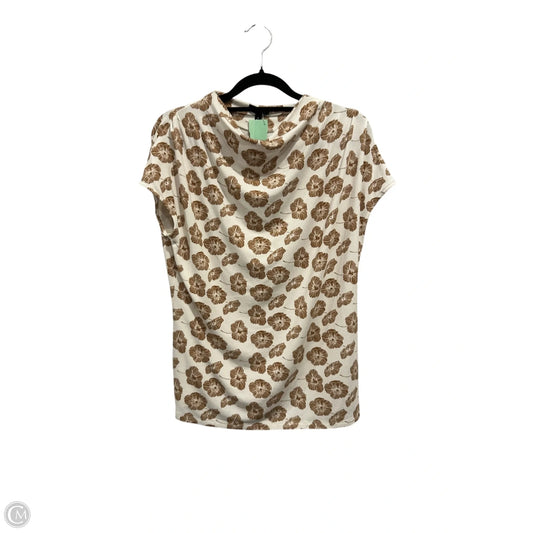 Top Sleeveless By Talbots In Floral Print, Size: M