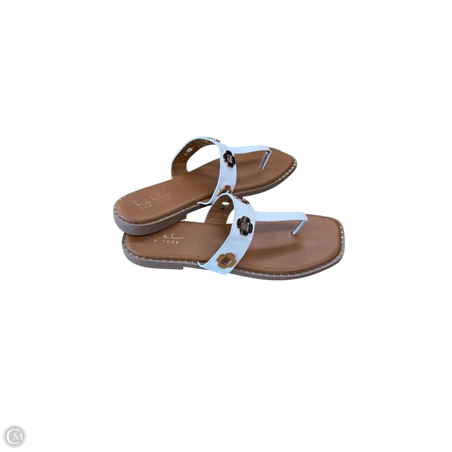 Sandals Flats By Nicole Miller In Brown, Size: 10