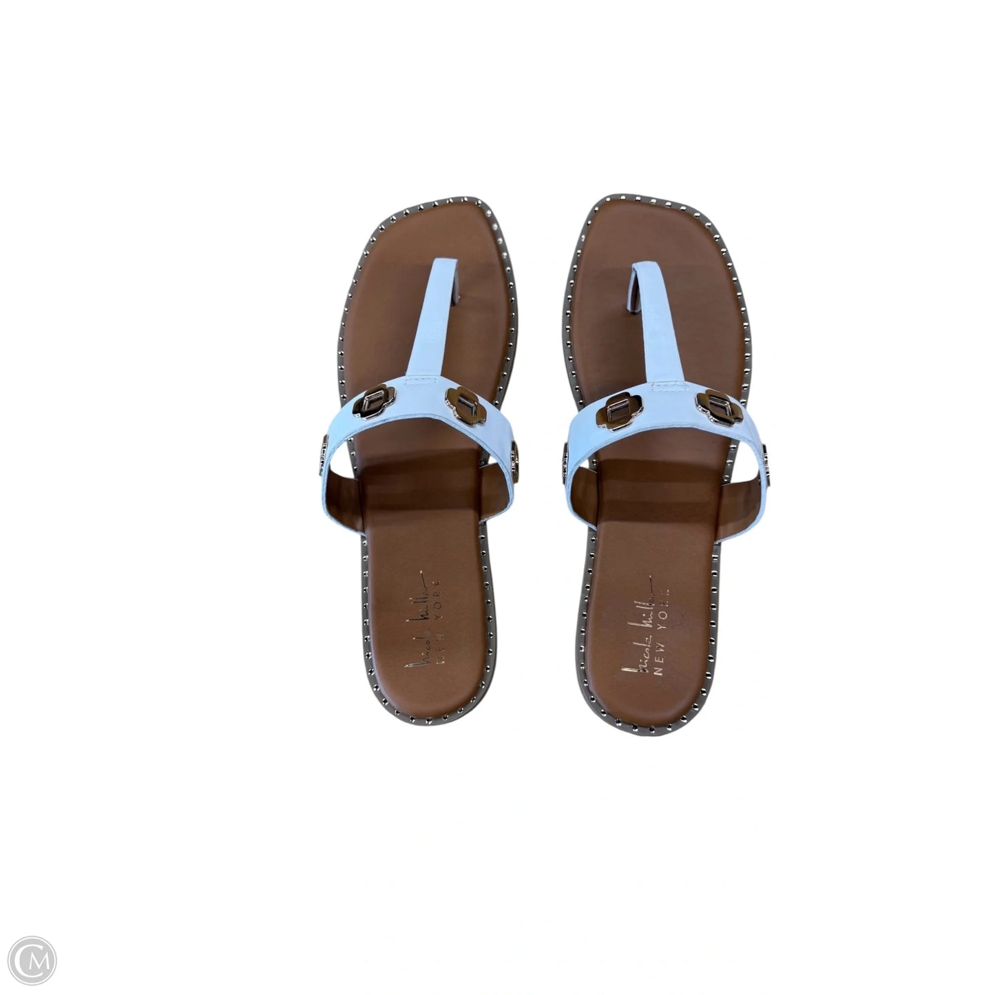 Sandals Flats By Nicole Miller In Brown, Size: 10