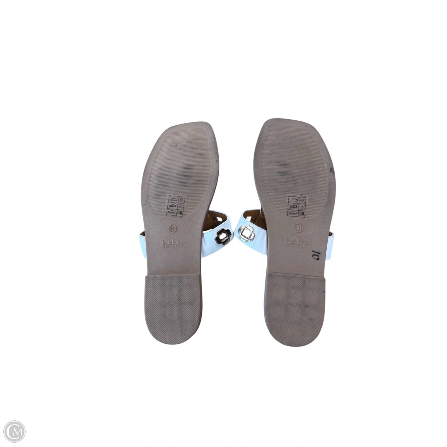 Sandals Flats By Nicole Miller In Brown, Size: 10