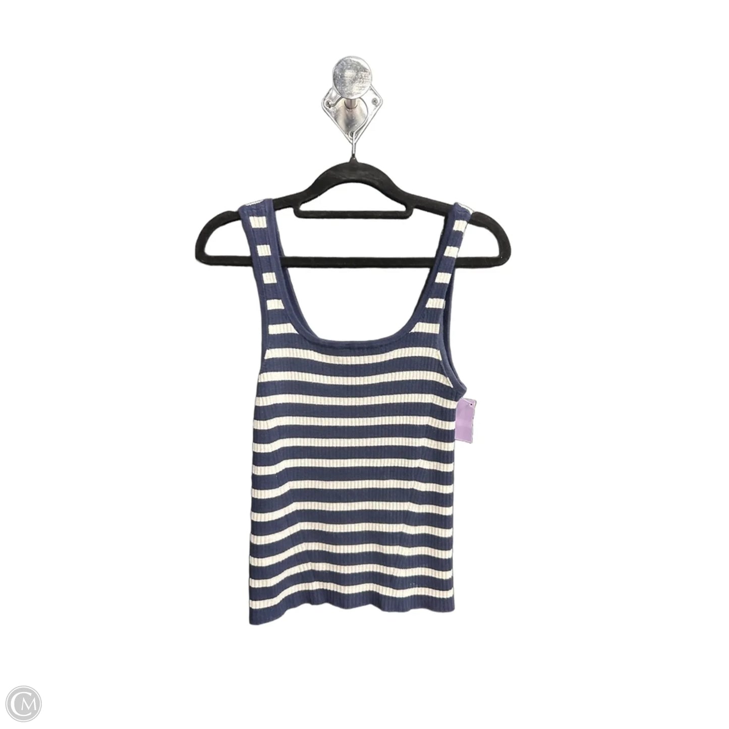 Top Sleeveless By Loft In Navy, Size: S