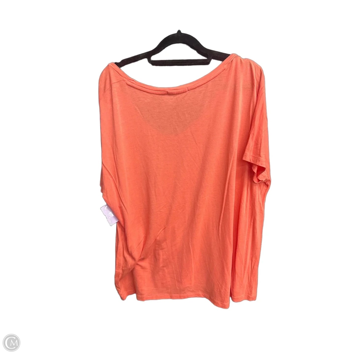 Top Short Sleeve Basic By Vince In Coral, Size: L