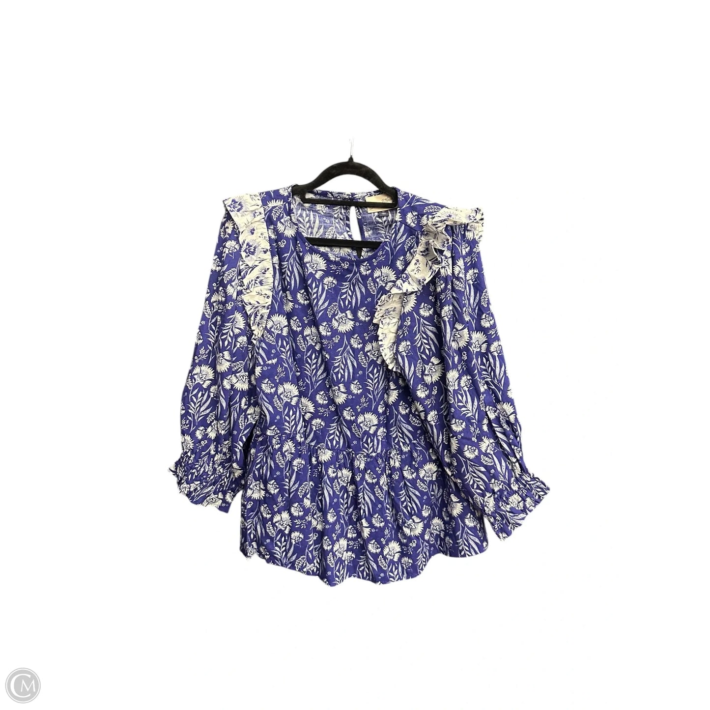Top Short Sleeve By Universal Thread In Floral Print, Size: Xs