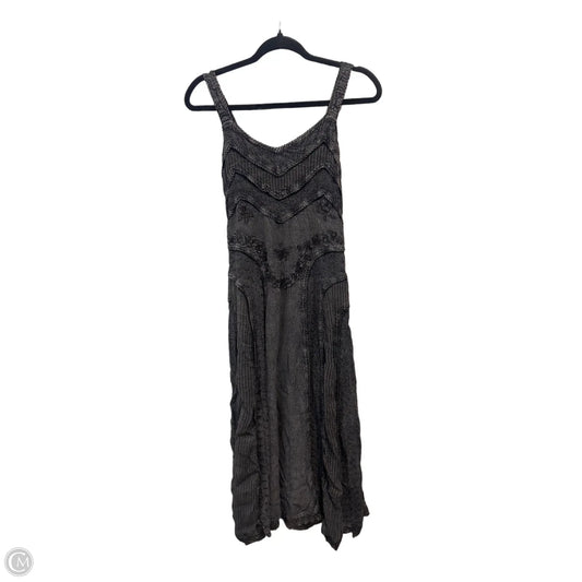 Dress Casual Maxi By Clothes Mentor In Grey, Size: L