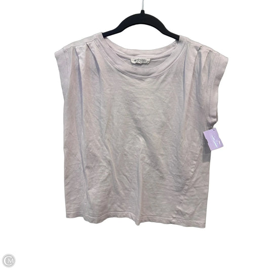 Top Short Sleeve By Workshop In Pink, Size: S