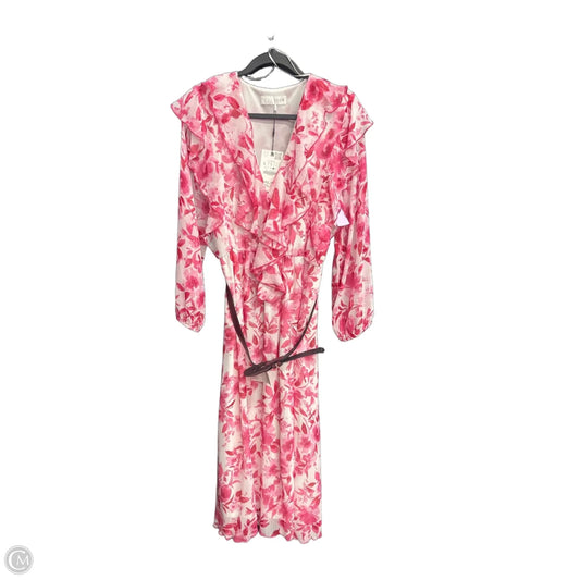 Dress Casual Maxi By Zara In Floral Print, Size: L