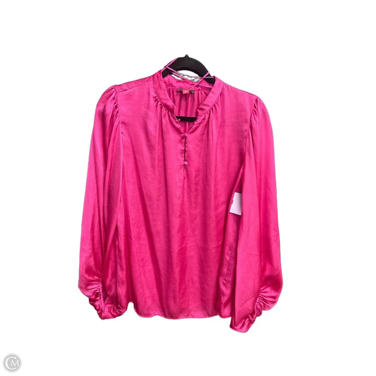 Top Long Sleeve By Vince Camuto In Pink, Size: L
