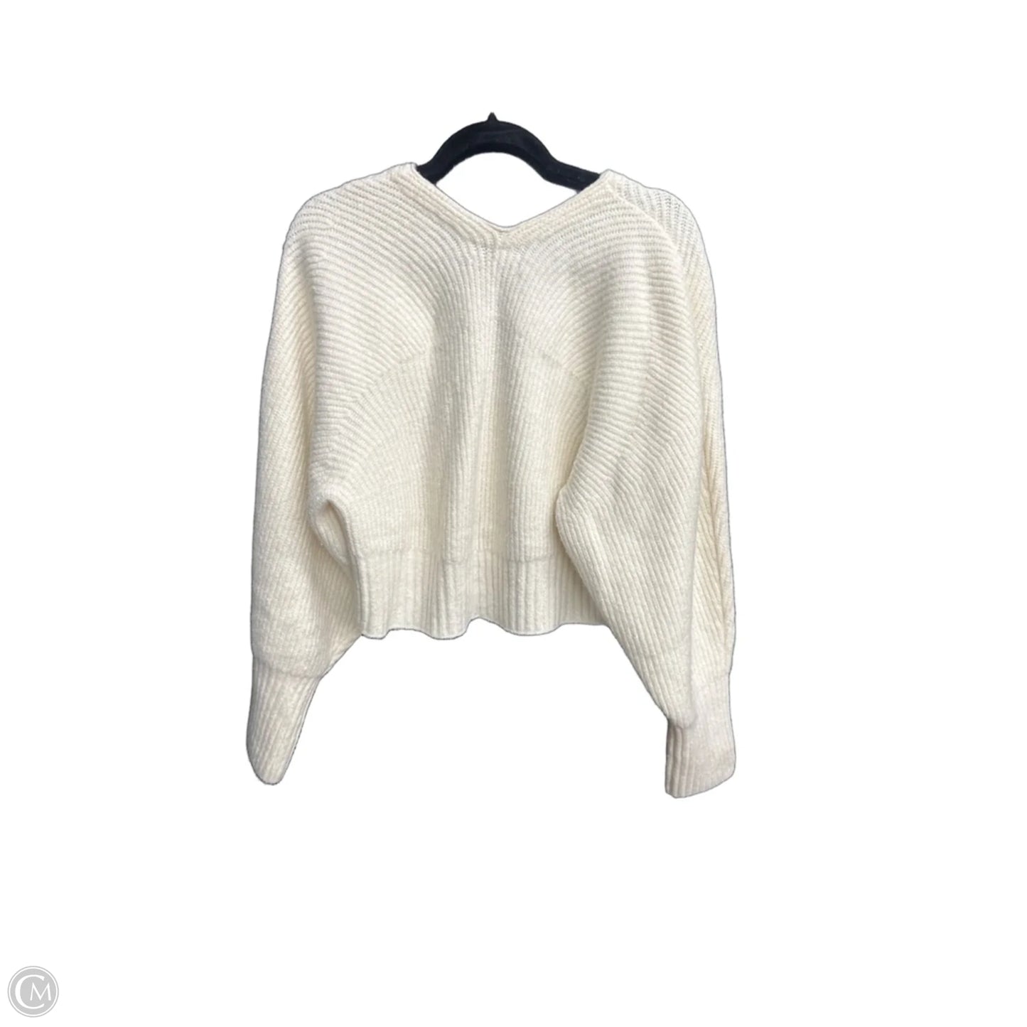 Sweater Cardigan By Anthropologie In Cream, Size: M