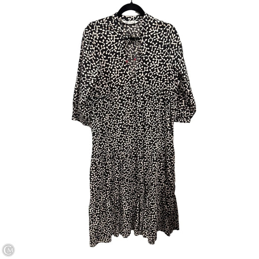 Dress Casual Maxi By Zara In Geometric Pattern, Size: S